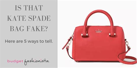 how to identify fake kate spade bags|authentic kate spade bag.